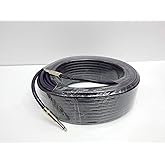 Yoico Pro 100 Feet 12AWG 1/4" to 1/4" Speaker Cable - Heavy Duty 100ft 12 Gauge Speaker Wire Cord for Audio Amplifier - Single