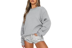 Eniloyal Sweatshirt for Women Long Sleeve Crewneck Pullover Hoodies Shirts Loose Fall Tops Sweaters 2025 Trendy Clothes