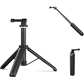 NEEWER Basic Selfie Stick Tripod for DSLR Action Camera Webcam, Mini Vlogging Video Desk Stand Accessories Compatible with GoPro Hero 13 12 Insta360 DJI Osmo Action 5 Pro AKASO EK7000 Brave 4 7, TP46