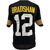 Terry Bradshaw Jersey Old Number Black Pittsburgh | Unisex Adult Sizes S-5XL Custom Unsigned Sewn Stitched