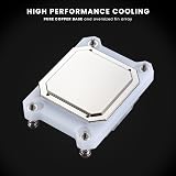 Phanteks C370A CPU Water Cooler White ARGB Acrylic view 4