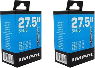 Impac 2 Pack Cycle Inner Tubes 27.5 x 1.50-2.35 Presta Valve 60-584