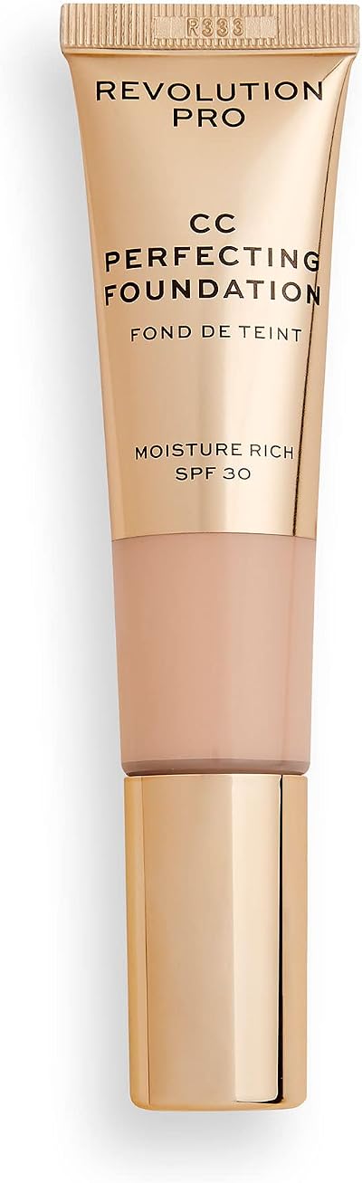 Revolution Beauty London CC Perfecting Foundation F1 SPF30 20 shades