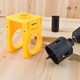 Gunpla Door Lock Installation Kit for Wood Doors 35-45mm Adjustable Deadbolt view 2