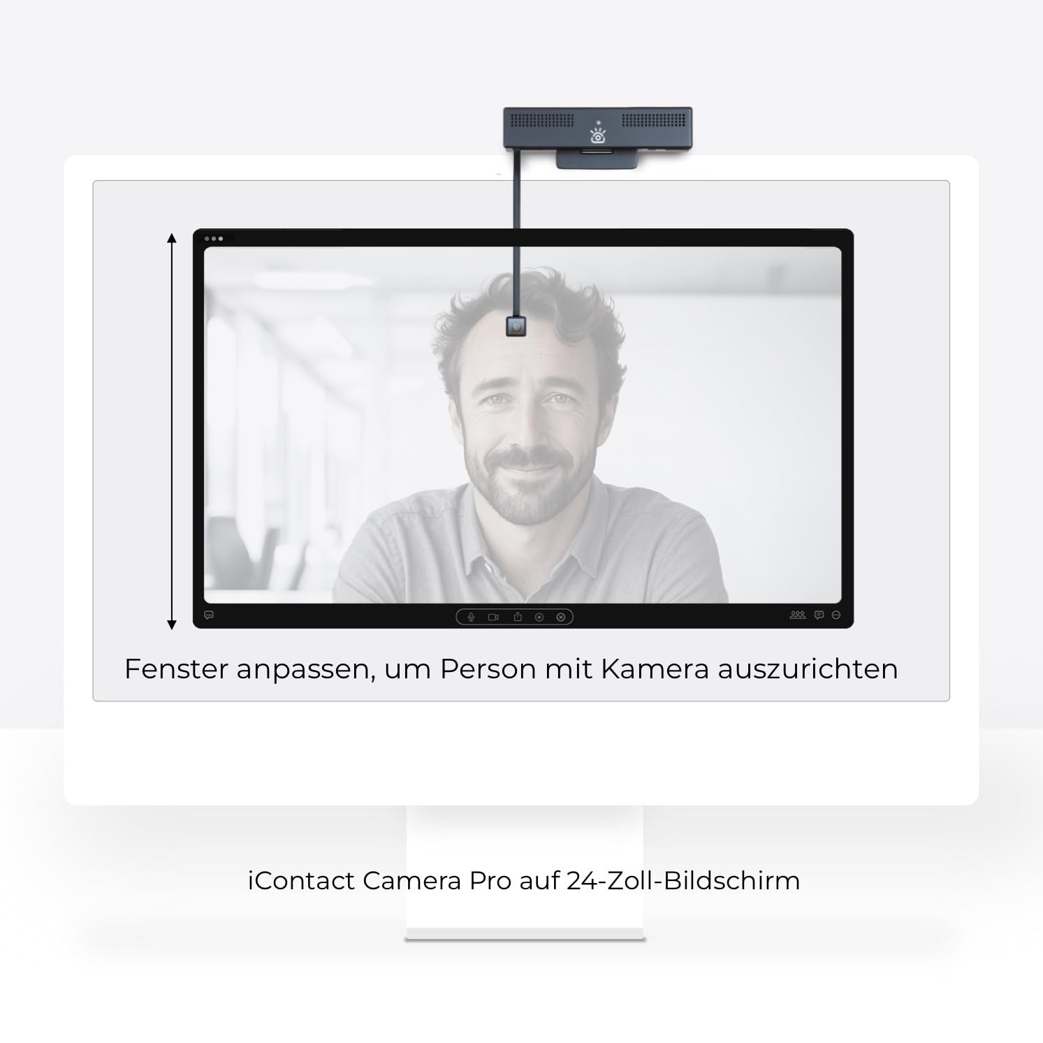 iContact Camera Pro 4K HD Webcam mit Mikrofon Augenkontakt-Webcam 9