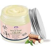 Wild Yam Cream for Balance, Organic Wild Yam Cream for Women Men Menopause Support, Hormone Harmony Natural Calm - 4 oz
