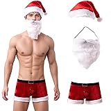 Evankin Men's Christmas Boxer Briefs Set, Sexy