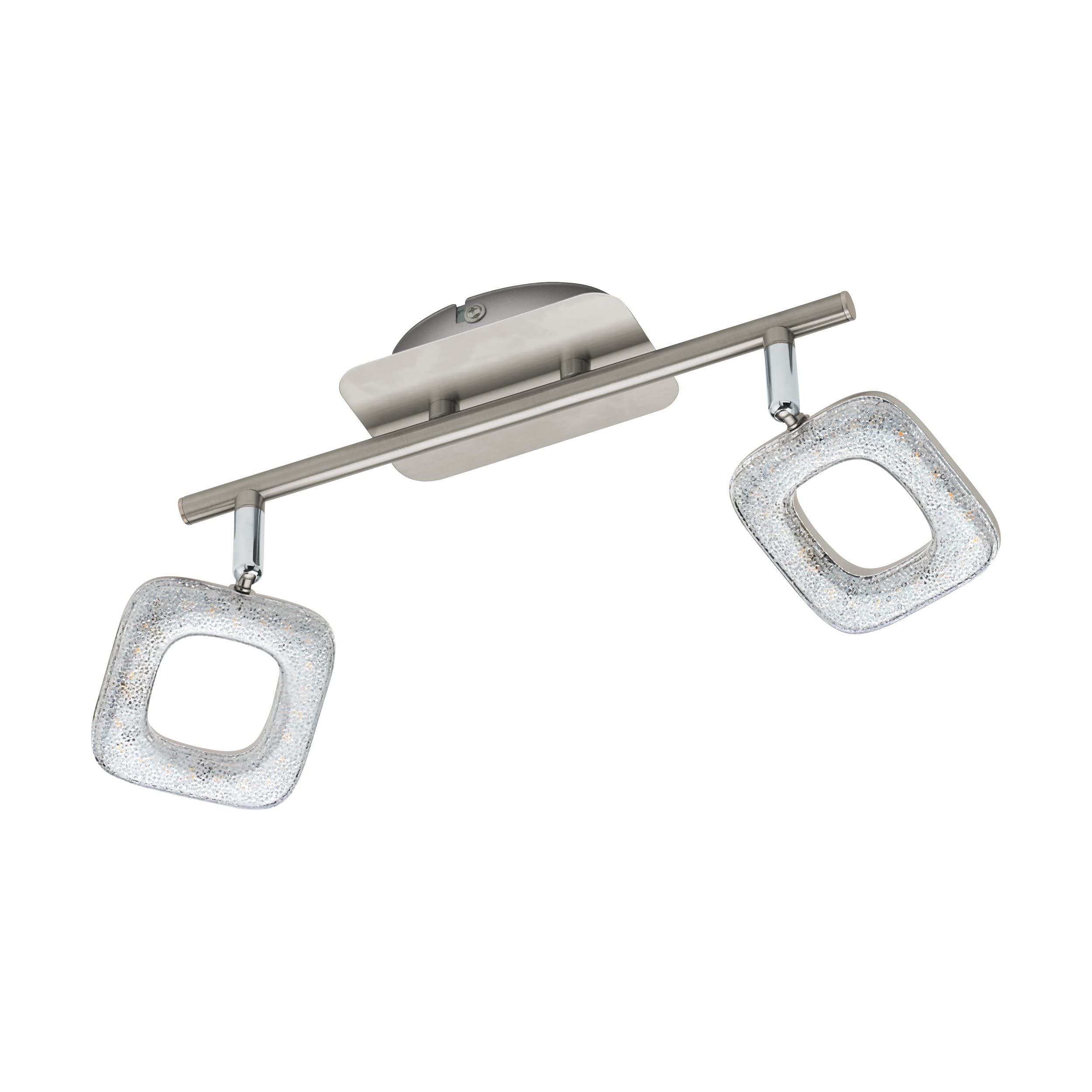 EGLO 97002 LED Satin Nickel Spotlight LITAGO CRYSTAL