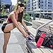 ISHAKO Flat iron Heat Resistant Case and Mat 2 in 1 Hair Straightener Travel Pouch for Any Straightener, Curling Iron Storage, Convenient Hair Styling Tool Storage (Full Size, Hot Pink)