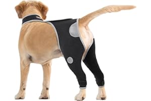 Dog Hind Leg Recovery Sleeve, Licking Prevention & Wound Protection for Back Leg for Back Leg, Wear-Resistant Recovery Brace 