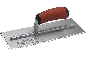 MARSHALLTOWN Flooring & Tiling Notched Trowel 1/4 X 1/2 X 1/4 U