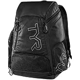 Alliance Backpack TYR Wet/Dry Athletic Gym and Pool Bag for Men and Women - Separate Wet/Dry Compartments, 45L Capacity, Ergonomic, Water-Resistant - Available in Team Colors