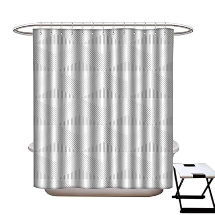 Amazon Com Dongingp Shower Curtain Art Print Polyester White