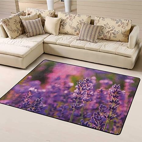 lavender area rug nursery
