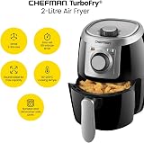 Chefman TurboFry 2L Compact Air Fryer 1000W 60-Min Timer UK view 3