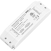 EMITEVER 60W Triac Dimmable Driver,Power Supply,AC 120V to DC 24V Transformer,Compatible with Lutron and Leviton Dimmers,for LED Lighting,Class 2,ETL Certified