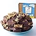 Gourmet Brownie Sampler - 6 Full Size Brownies - Blue Gift Box
