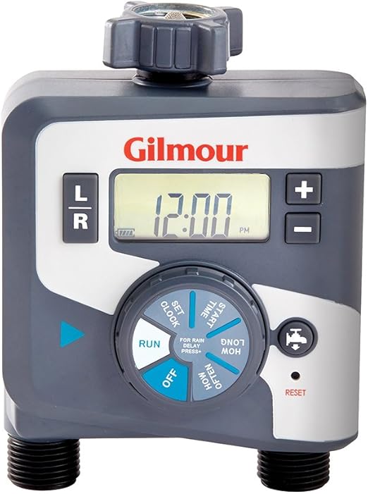 Gilmour Dual Outlet Electronic Water Timer Amazon.co.uk Garden & Outdoors
