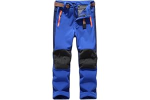 Jessie Kidden Kids Boys Girls Youth Waterproof Hiking Ski Snow Pants Elastic Waist Warm Insulated Pants