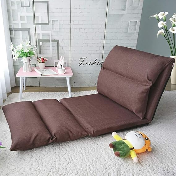 RH-ZTGY Salón Sofá Cama Plegable Asiento Ajustable Piso Tumbona Cama