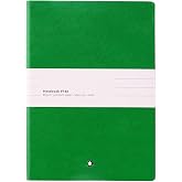 Montblanc Notebook 116518 Fine Stationery #146 Green &ndash; Elegant Soft Cover Journal &ndash; Lined Notebook with Leather Binding &ndash; A5