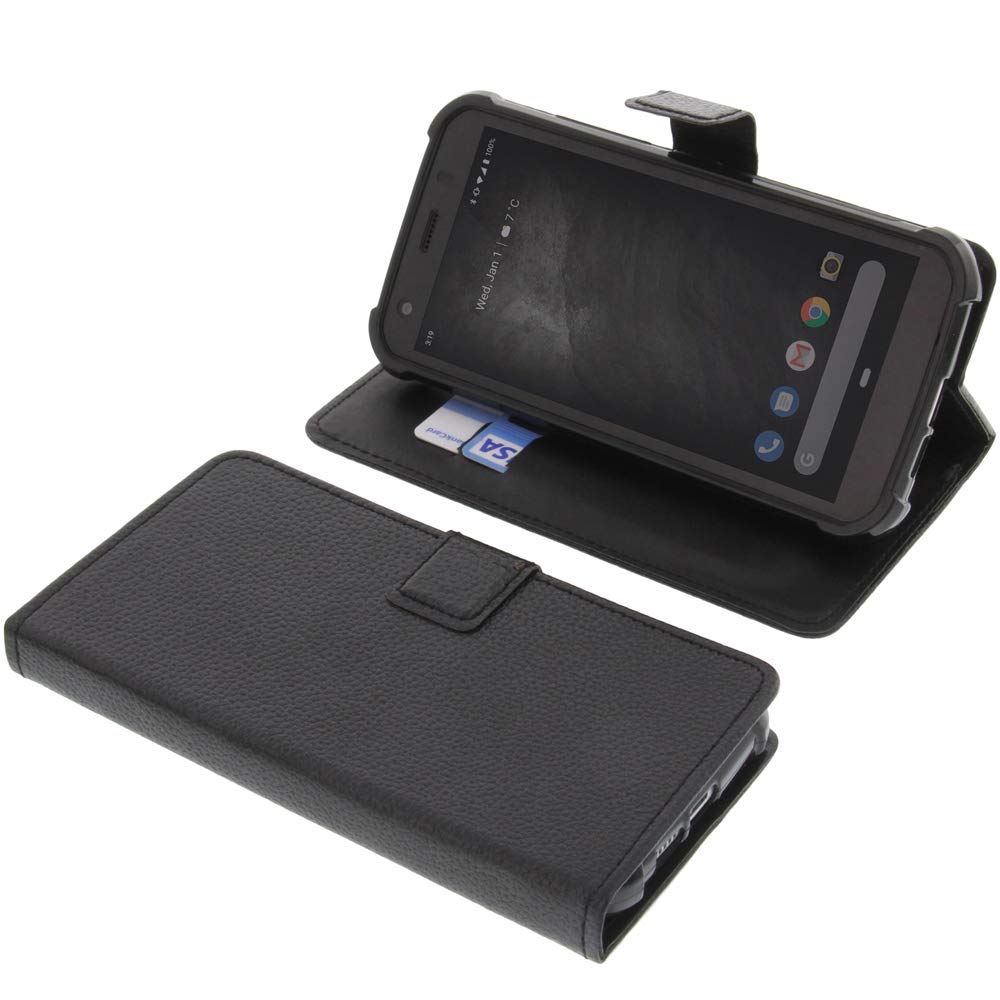 foto-kontor Cover compatible with CAT S52 book-style black case
