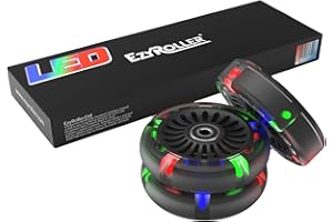 EzyRoller Replacement LED Wheels 96 mm Set of 3 Fits Classic, Drifter X (0 x 0. millimeters /1, 0 mm Offset)