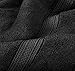 Utopia Towels Cotton Hand Towels, 4 Pack Towels, 700 GSM, Bleach Proof Black