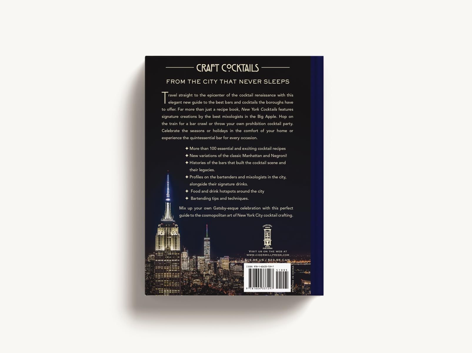 New York Cocktails: An Elegant Collection of over 100 Recipes Inspired by the Big Apple (City Cocktails)