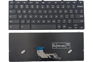 Laptop Replacement US Layout Keyboard for Dell Chromebook 13 3380 11 3180 3189 3380 Education 2-in-1 0850FT 0HNXPM 05XVF4 034