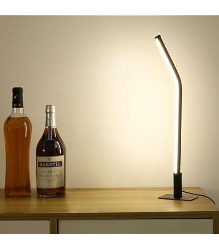 Lámpara LED Escritorio BRILONER - Carga Inductiva, Luz Ajustable 3000K-6500K, Brazo Flexible, Color Negro