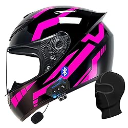 Motorcycle Bluetooth Full Face Helmet, Integrated