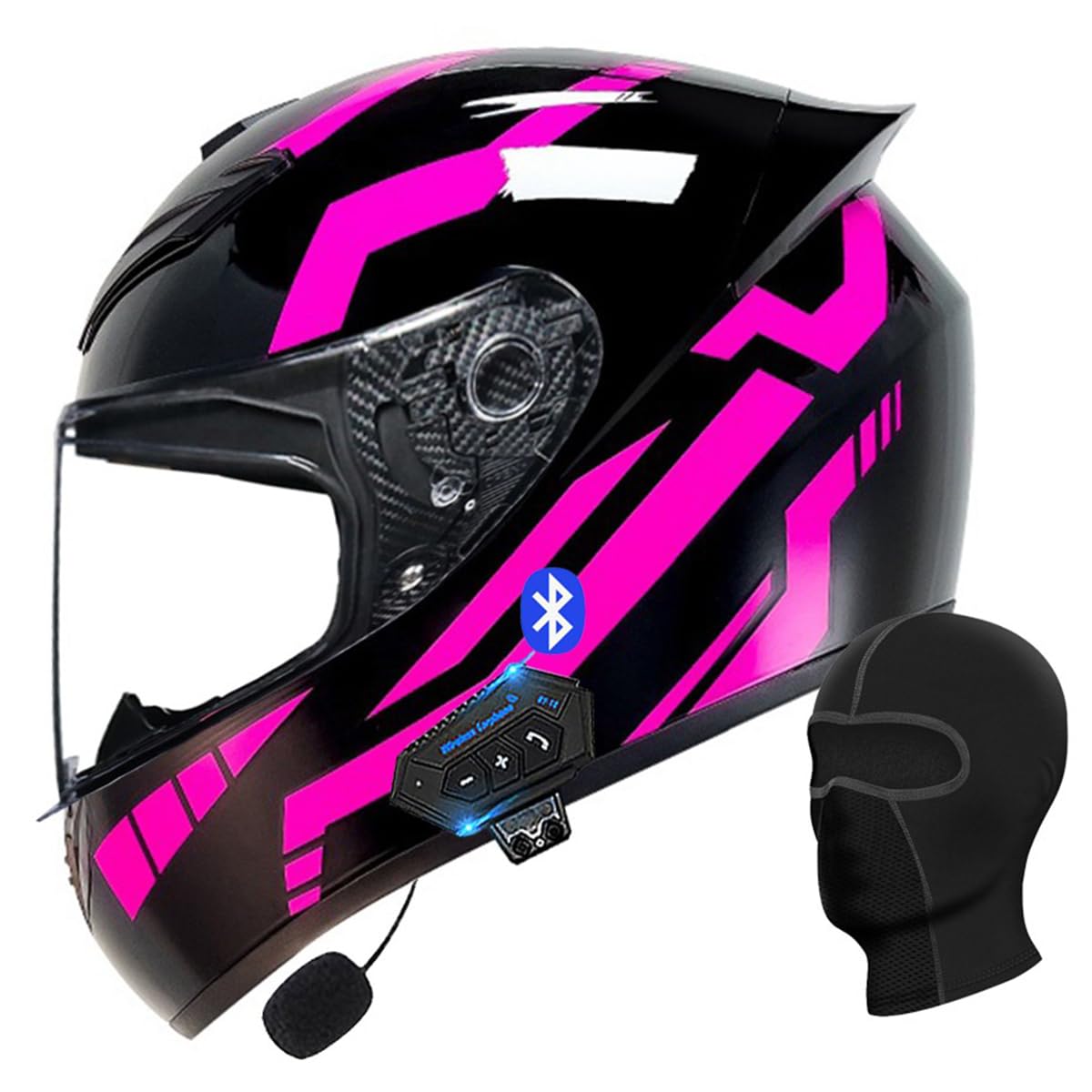 Motorcycle Bluetooth Full Face Helmet, Integrated