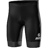 SLS3 Triathlon Shorts - Men's Padded Tri Shorts with 2 Pockets, Medium Compression