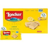 Loacker Classic Lemon Cream Wafer Cookies, 12-Pack, Non-GMO