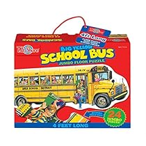 T.S. Shure Big Yellow School Bus Jumbo Floor Puzzle