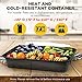 Meal Prep Food Containers 32 oz (20 Pack), Sable 3 Compartment Bento Lunch Boxes, Reusable Organization Cases, BPA Free (SGS & LFGB Certified, Heat and Cold Resistant, Stackable for Storage)