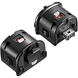 SogYupk Replacement for Wii Motion Plus Adapter,Compatible with Nintendo Wii Remote Controller(Black,2pcs)