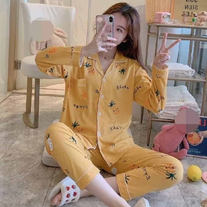 pijama amarilla mujer