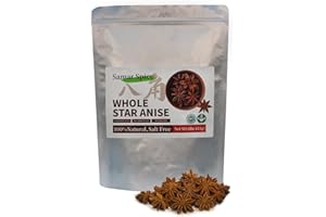 SAMAR SPICE Star Anise Whole 1lb（453g）|Fresh Dried Anise Pods for Cooking,Baking,Tea Brewing | Chef's Choice Premium Spices with Resealable Bag | Intense Aroma for Pho, Soups & Asian Recipes (1lb（453g）)