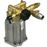AR ANNOVI REVERBERI , RMV25G30D-EZ , Replacement Plunger Pump Horizontal, 3000 PSI, 2.5 GPM with Easy Start, EZ, Aluminum