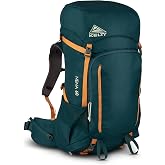 Kelty Nena 60L Women&rsquo;s Lightweight Hiking Backpack - Fully Adjustable Daypack for Travel &amp; Camping (Deep Teal)