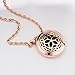 Aromatherapy Essential Oil Diffuser Necklace Jewelry - Rose Gold - Hypo-Allergenic 316L Surgical Grade Stainless Steel Locket Pendant Necklace! Includes 3 Washable Pads