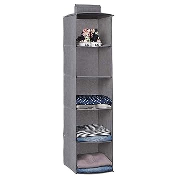 Smart Saver Space Saver Hanging Closet Wardrobe Organizer With