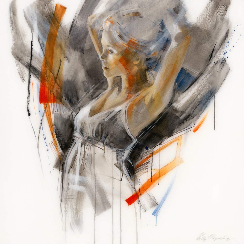 International Graphics - Finished Picture - Kitty, Meijering - ''Modest III''- 30 x 30 cm - Direct printing on acrylic glass