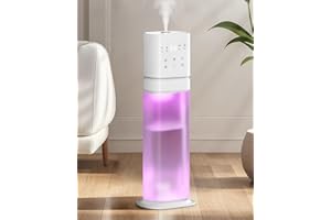 AILINKE Humidifier Large Room, 2.1Gal/8L Humidifiers for Home Bedroom with Extended Tube, Whole House Humidifiers 1000 sq.ft. Room Cool Mist Humidifier, School, Office, Warehouse