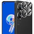 AROC 4 Pcs Camera Lens Protector Compatible with Zenfone 9 5.9 inch, Flexible Glass Camera Cover, Scratch Resistant, Full Coverage, 4H Hardness HD Clear Camera Lens Film