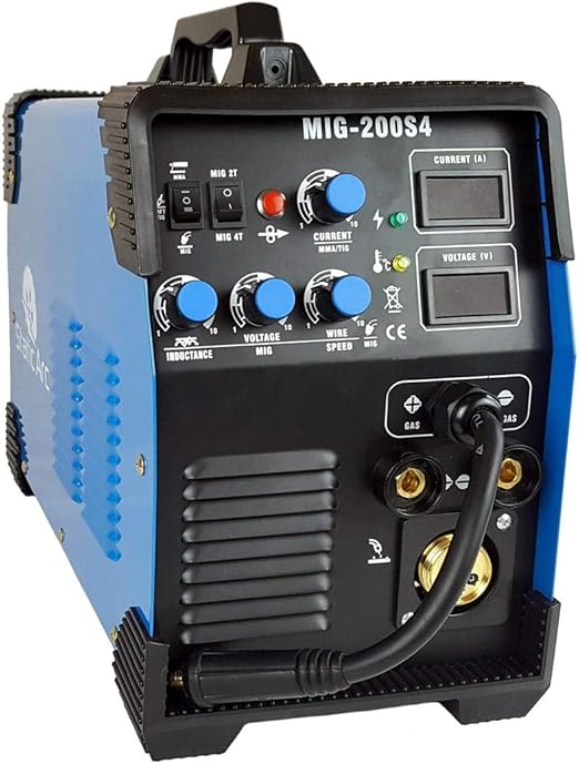 MIG 200A IGBT Inverter DC Welder 3in1 MMA TIG Gas GASLESS ARC Welding