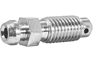 4LIFETIMELINES Stainless Steel Brake Bleeder Screws - Enhance Brake System Performance - Efficient Air Release - 1/4-28, 1/4"