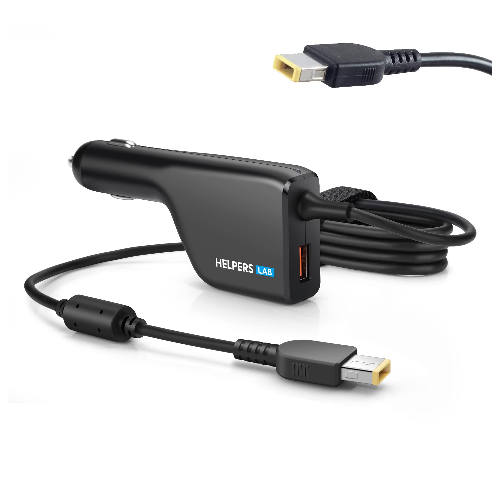 Laptop Notebook Car Charger Pc Supply Power source Compatible for Lenovo 20V 4.5A 3.25A 2.25A Flex ideapad ThinkCentre Thinkpad Flex Helix X1 Carbon Yoga Medion Akoya IdeaCentre Edge